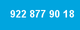 922 877 90 18 922 877 90 18